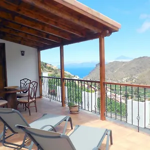  Ferienhaus Casa La Sabina Roja 1 - Casa Con Impresionantes Vistas Sobre Y El Mar